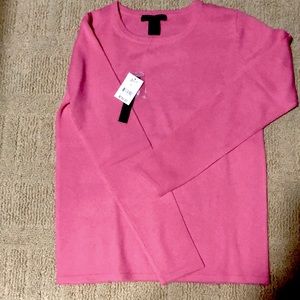 Cashmere crew neck sweater